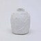 Decorative Handcrafted Ecomix Textured Vase In White Color